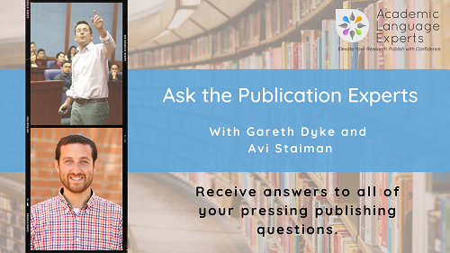 Publication Success Hour with Avi and Gareth: Write a Winning Review Paper Using Your Existing Research