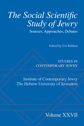 The Social Scientific Study of Jewry: Sources, Approaches, Debates